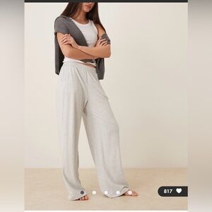 ❌SOLD❌Abercrombie Gray Wide Leg Lounge Pants